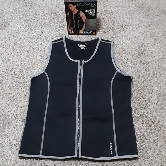 Men's Neoprene Sauna TEK Vest NIB Size XL. - Picture 1 of 5